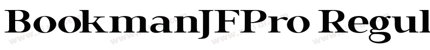 BookmanJFPro Regular字体转换